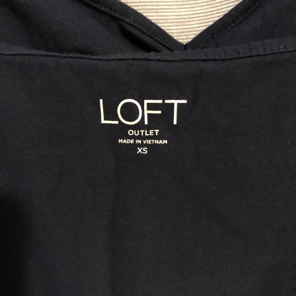 LOFT Outlet Navy Blue Tank Top XS - Picture 4 of 6